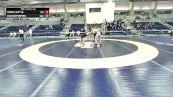 285 lbs Cons. Round 1 - Colton Perkins, Castleton vs Joseph Boyle, Springfield