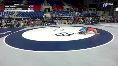 95 lbs Cons. Rd Of 32 - Piper Phillips, IA vs Esperanza Gallegos, NM