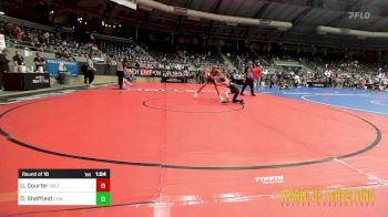 95 lbs Round Of 16 - Urijah Courter, Sebolt Wrestling Academy vs Drake Sheffield, Coweta Tiger Wrestling