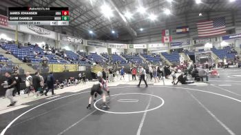150 lbs Consi Of 8 #1 - James Johansen, Arvada West vs Gabe Daniels, Mountain Vista