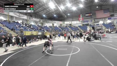 150 lbs Consi Of 8 #1 - James Johansen, Arvada West vs Gabe Daniels, Mountain Vista