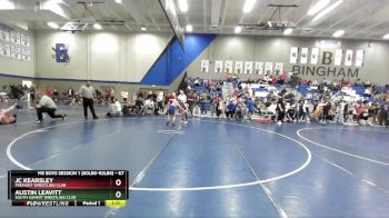 67 lbs Cons. Round 4 - Austin Leavitt, South Summit Wrestling Club vs Jc Kearsley, Fremont Wrestling Club
