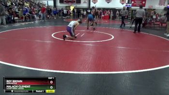 126 lbs Round 2 - Malachi Clement, Clear Creek-Amana vs Roy Brown, Burlington