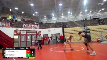 132 lbs Cons. Round 6 - Steven Hunter, Lawrence North Wrestling Club vs Wyatt Walters, North Vermillion