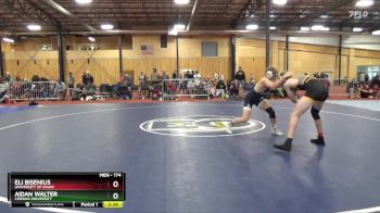 174 lbs Cons. Round 4 - Aidan Walter, Corban University vs Eli Bisenius, University Of Idaho