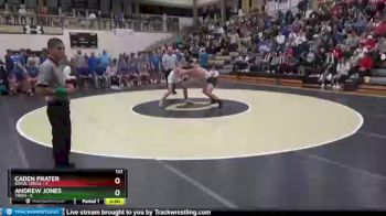 132 lbs Placement Matches (8 Team) - Andrew Jones, Trion vs Caden Prater, Social Circle