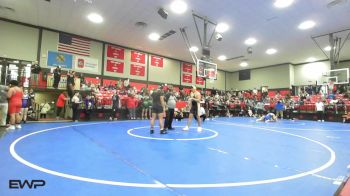 215 lbs Consi Of 8 #1 - Jamen Sims, Hulbert High School vs Jaylin Lindsey, Henryetta HS