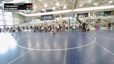 126 lbs Cons. Round 4 - Liam Anderson, 208 Spartan WC vs Cole Anderson, Syracuse Wrestling Club