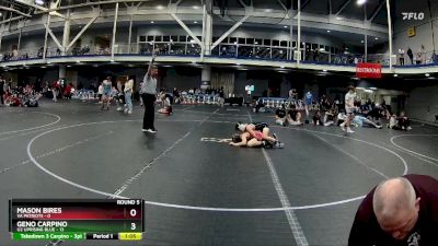 84 lbs Round 5 (8 Team) - Geno Carpino, U2 Uprising Blue vs Mason Bires, VA Patriots