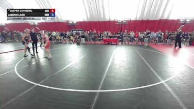 144 lbs Champ. Rd Of 64 - Jasper Sonberg, Caveman vs Landen Lage, Backyard Brawlers