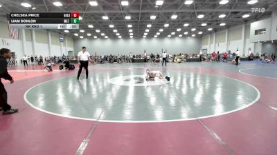 65 lbs Rr Rnd 1 - Chelsea Price, Gold Standard Wrestling - EL vs Liam Donlon, Mat Warriors Black - EL
