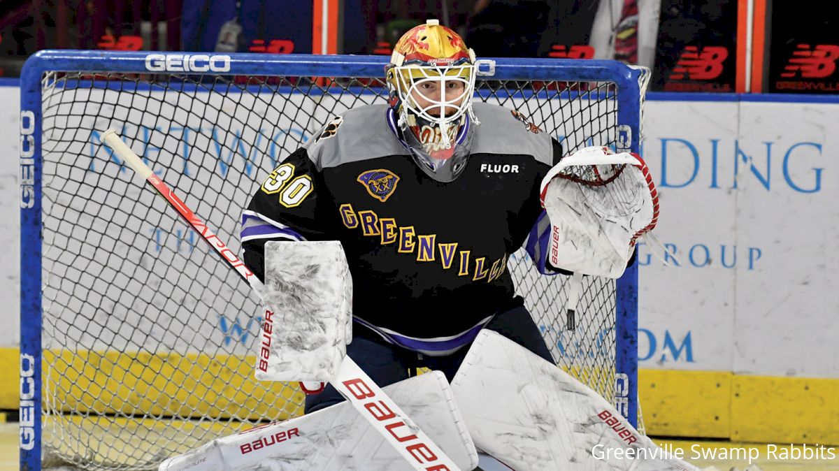 Greenville's Fitzpatrick Named ECHL Goaltender Of The Week