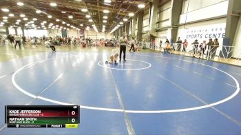 48 lbs Rd# 8- 12:30pm Saturday Final Pool - Nathan Smith, Maryland BLACK vs Kade Jefferson, Ranger Wrestling Club