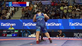 110 kg Final 3-5 - Mohamed Abdelnaby Hegazy Farag AHMED, Egypt vs Amirhossein Morad ABDEVALI, Iran