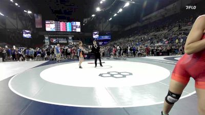 140 lbs Cons. Sub-rd Of 32 - Lauryn Metcalf, IA vs Elle Kaufmann, GA