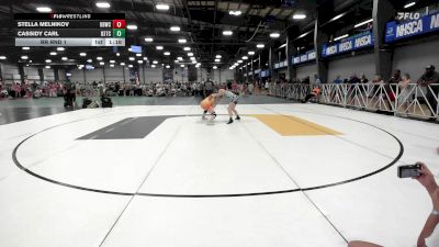114 lbs Rr Rnd 1 - Stella Melnikov, OBWC Pink vs Cassidy Carl, D3 Training Center