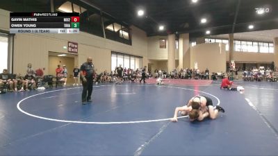 106 lbs Round 1 (6 Team) - Owen Young, Team Rich Habits Black vs Gavin Mathis, North DeSoto Blue