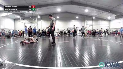 80 lbs Quarterfinal - Parker Hobbs, Salina Wrestling Club vs Jestin Rosson, Vian Wrestling Club