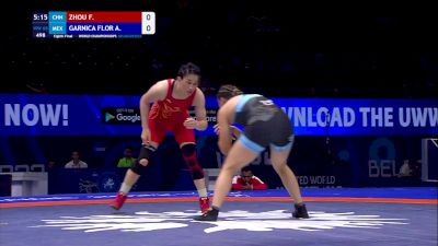 68 kg 1/8 Final - Feng Zhou, China vs Ambar Michell Garnica Flores, Mexico