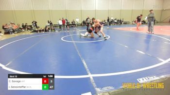 150 lbs Rr Rnd 5 - Cody Savage, Untouchables 14U vs Isaac Sensintaffar, Oklahoma Elite 14U