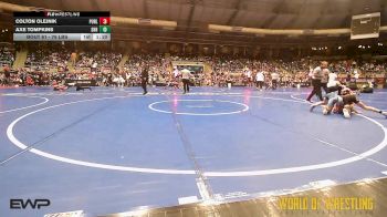 76 lbs Round Of 32 - Colton Olejnik, Purler Wrestling vs Axe Tompkins, SHR