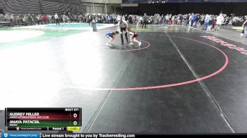 67 lbs Quarterfinal - Audrey Miller, Askeo International Mat Club vs Anaya Patacsil, NWWC