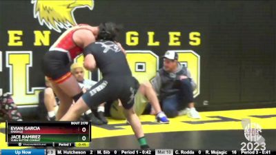 122 lbs Cons. Round 2 - Evian Garcia, Oakdale vs Jace Ramirez, Yuba Sutter Combat