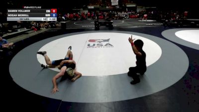 157 lbs Damen Vollmer, IEWA - Inland Empire Wrestling Association vs Noeah Merrill, NAWA - North Area Wrestling Association