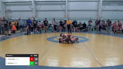 100 lbs Round 7 - Logan Hartzell, Team Palmetto vs Tysun Banks, West Virginia Wild