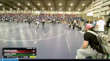90 lbs Cons. Round 3 - Kyvan Parker, Charger Wrestling Club vs Ryker Cusick, Sons Of Atlas