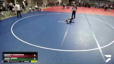 60 lbs Semis & 1st Wrestleback (8 Team) - Bennett Sonenstahl, Staples vs Henry Serres, Hastings