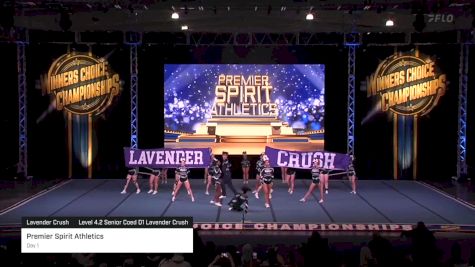 Premier Spirit Athletics - Day 1 [2024 Lavender Crush Level 4.2 Senior Coed D1 Lavender Crush] 2024 Winner's Choice Championships - Mohegan Sun