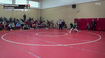150 lbs Day 2 (round 1) - Logan Dauenhauer, Orchard Park vs Levi Eastman, Pioneer
