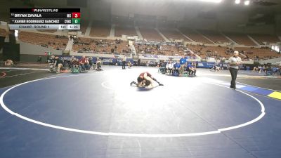 115-D2 Champ. Round 1 - Bryan Zavala, McClintock High School vs Xavier Rodriguez Sanchez, Canyon View High School