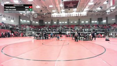 120 lbs Quarterfinal - Mia Williams, Hurst Bell vs Lyah Miguel, Irving Nimitz