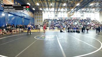 126 lbs Champ. Round 1 - Shane Mallory, Cocoa Beach vs Riley Caseja, Middleburg