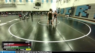 150 lbs Round 1 (10 Team) - Aiden Herget, Central vs Jackson Eversman, Thompson Valley