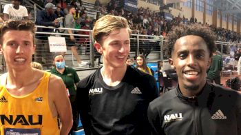 NAU's Abdi Nur, Nico Young & Drew Bosley Score 17pts In 5k