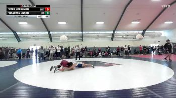 122 lbs Cons. Semi - Braxton Unson, Benicia vs Ezra Hershman, Northgate