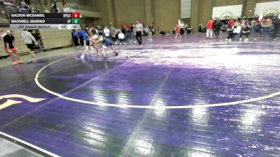 113E 1st Place Match - Maxwell Marino, College Park vs Dalton Mcdaniel, St. Pius X (Kansas City)