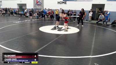 110 lbs Semifinal - Eli Bachert, Interior Grappling Academy vs Chasen Savo, Dillingham Wolverine Wrestling Club