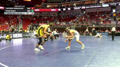 1A-190 lbs 5th Place Match - Ryan Wirtz, Emmetsburg vs Jackson Verschoor, Woodbury Central