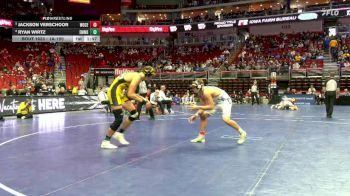 1A-190 lbs 5th Place Match - Ryan Wirtz, Emmetsburg vs Jackson Verschoor, Woodbury Central