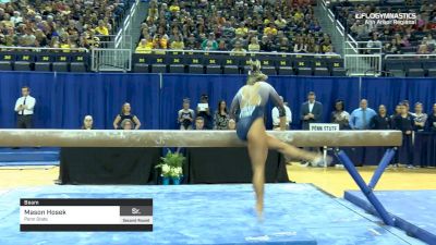 Mason Hosek - Beam, Penn State - 2019 NCAA Gymnastics Ann Arbor Regional Championship