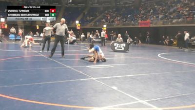 90 lbs Round Of 32 - Dekota Towler, North Hills vs Brendan Bernatowicz, Harborcreek