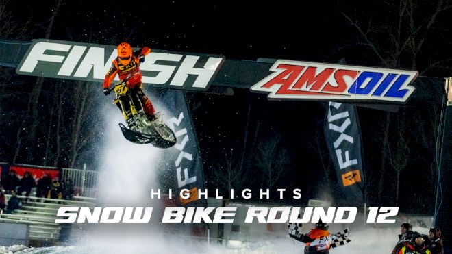 Highlights: ERX Snocross National Round 12 Snow Bike Moto 2