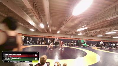 110 lbs Round 1 (16 Team) - Wesley Davidson, Wasatch vs Daxton Maxwell, Uintah