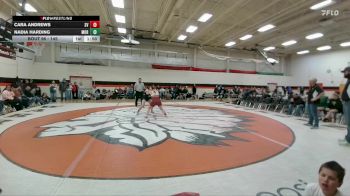 145 lbs Semifinal - Nadia Harding, Moorcroft vs Cara Andrews, Star Valley