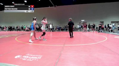 140 lbs Cons. Round 1 - Greta Hunt, OK vs Peyton Reaves, OK