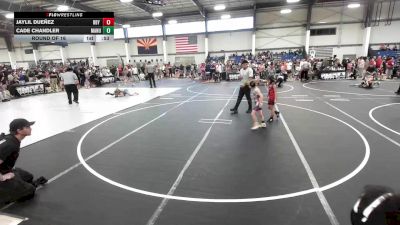 54 lbs Round Of 16 - Jaylil Dueñez, Rby Wc vs Cade Chandler, Manu WC